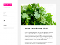 Screenshot des Blogs Laute irrt