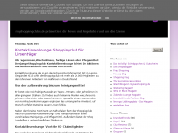 Screenshot des Blogs Shoppingclub Szene Blog