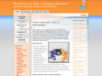 Screenshot des Blogs abnehmen BLOG