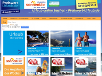 Screenshot des Blogs Blog.Preiswert-Urlaub.de