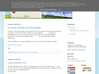 Screenshot des Blogs Über PC