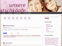 Screenshot des Blogs unsere Quatschköpfe