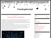 Screenshot des Blogs Fraulangstrumpf