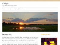 Screenshot des Blogs iThought