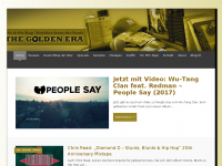 Screenshot des Blogs The Golden Era