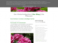 Screenshot des Blogs Hinterhofgarten.de