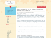 Screenshot des Blogs trendy workshop – Lifestyle, Design & Mode