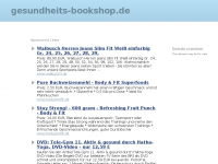 Screenshot des Blogs Gesundheits-Bookshop