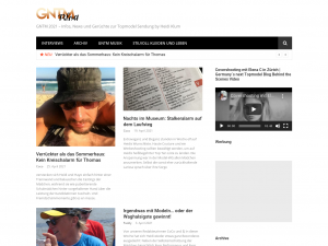 Screenshot des Blogs Germanys next Topmodel Blog