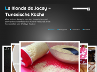 Screenshot des Blogs Le Monde de Jacey – Tunesische Küche