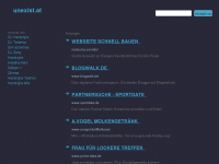 Screenshot des Blogs unexist´s Blog