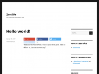 Screenshot des Blogs Zenlife