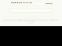 Screenshot des Blogs Bodybuilder-Rezepte