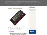 Screenshot des Blogs Smartphones