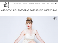 Screenshot des Blogs ART-Obscure – Fotograf und Fotostudio und Mietstudio