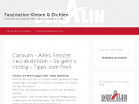 Screenshot des Blogs Faszination Kleben & Dichten