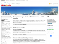 Screenshot des Blogs didsch.ch