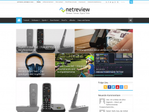 Screenshot des Blogs NetReview