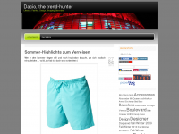 Screenshot des Blogs Dacio, the trend-hunter