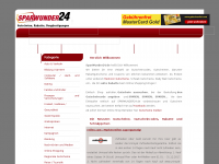 Screenshot des Blogs Spar-Wunder.de