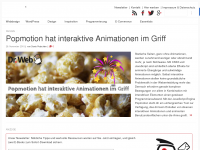 Screenshot des Blogs Dr. Web Weblog