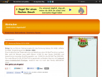 Screenshot des Blogs Abstauber – Boni kassieren, Kostenloses, Geld verdienen, Gutscheine