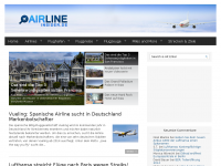Screenshot des Blogs Airline Insider Magazin