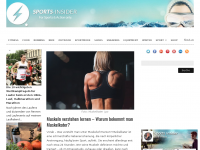 Screenshot des Blogs Sports Insider Magazin