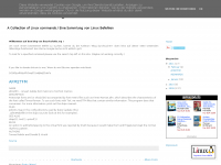 Screenshot des Blogs linux-befehle.org