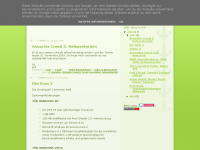Screenshot des Blogs JustGames24