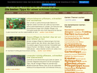 Screenshot des Blogs Garten-Freunde.com