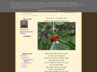 Screenshot des Blogs Lenzelots Gedichte