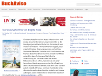 Screenshot des Blogs BuchAviso.de