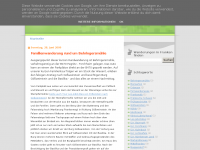 Screenshot des Blogs Wanderblog Franken