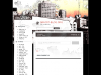 Screenshot des Blogs Graffiti-BLOG.org – Der Graffiti Blog