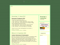 Screenshot des Blogs Windrider’s Lesewelten