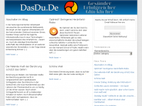 Screenshot des Blogs Das Du: Es geht um Dich! Erfolgreicher, Glücklicher & Gesünder
