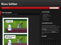 Screenshot des Blogs nicos-saftbar.de