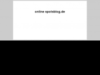 Screenshot des Blogs spotsblog