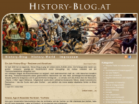 Screenshot des Blogs History-Blog