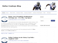Screenshot des Blogs Dallas Cowboys Blog