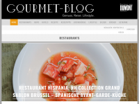 Screenshot des Blogs Gourmet-Blog.de