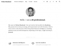 Screenshot des Blogs Tobias Maasland