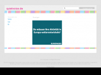 Screenshot des Blogs Quiet Voice