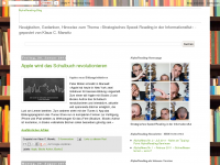 Screenshot des Blogs AlphaReading-Blog