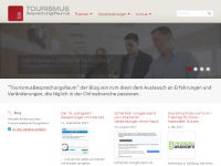 Screenshot des Blogs Tourismusbesprechungsraum