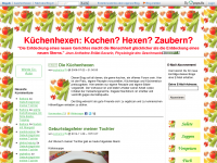 Screenshot des Blogs Küchenhexen: Kochen? Hexen? Zaubern?