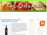 Screenshot des Blogs Feinschmecker und Gourmet Blog
