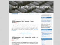 Screenshot des Blogs Frank Beckers – Internet Marketing