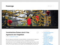 Screenshot des Blogs Kawonga oder was…?
